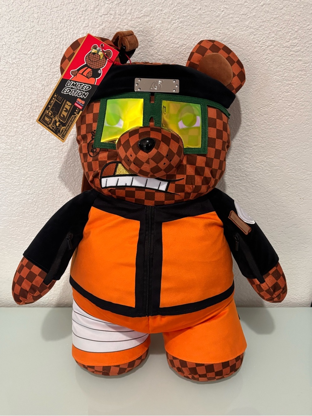 Sprayground Naruto Money Bear Teddybear Backpack NWT Limited Edition RARE